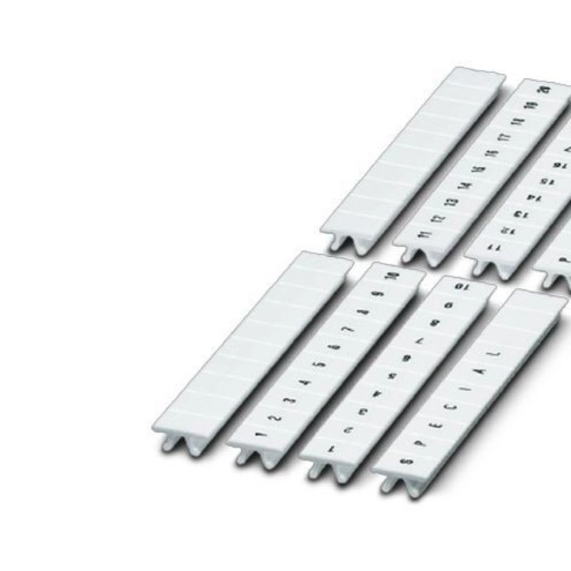 Tira Zack números del 11 al 20 de 5mm x 10 unidades